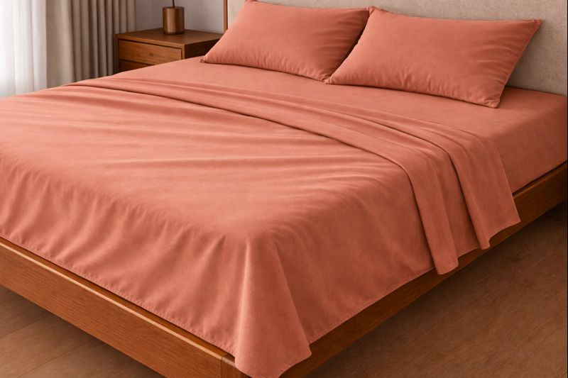 Flat Sheet - Clay Terracotta