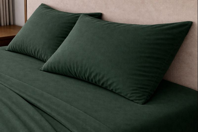 Pillowcase Pair - Forest Green