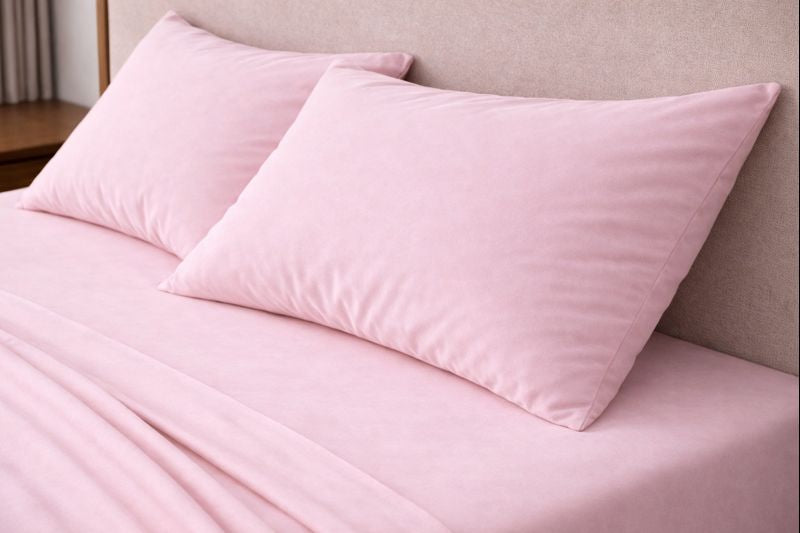 Pillowcase Pair - Coral Blush