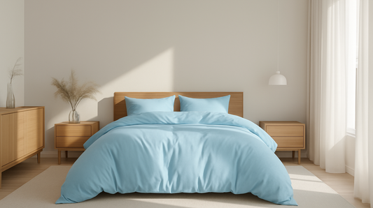 Quilt Cover - Sky Blue