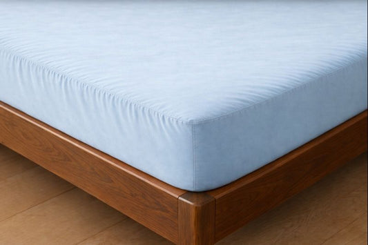 Fitted Sheet - Sky Blue