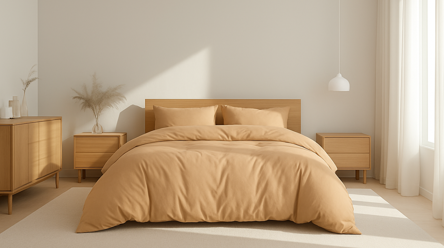 Quilt Cover - Sandy Beige