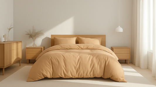 Quilt Cover - Sandy Beige