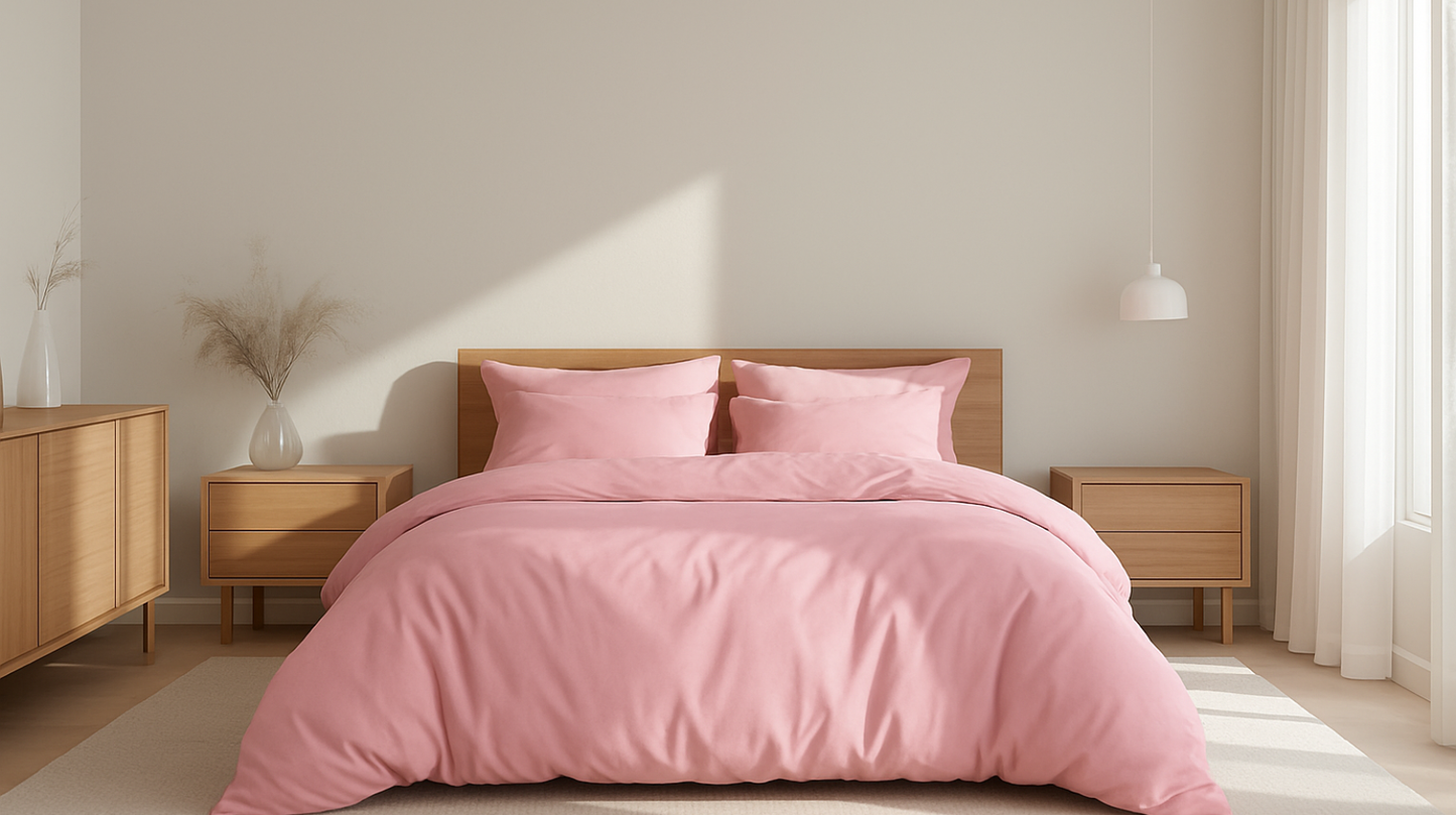Quilt Cover - Coral Blush