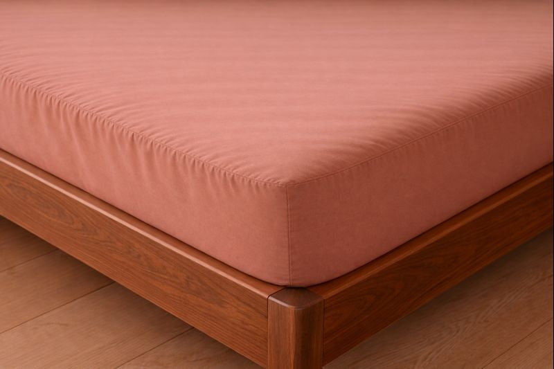 Fitted Sheet - Clay Terracotta