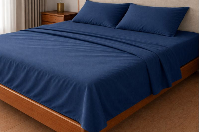 Flat Sheet - Midnight Blue
