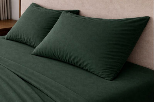 Pillowcase Pair - Forest Green