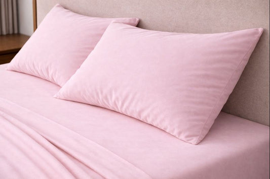 Pillowcase Pair - Coral Blush